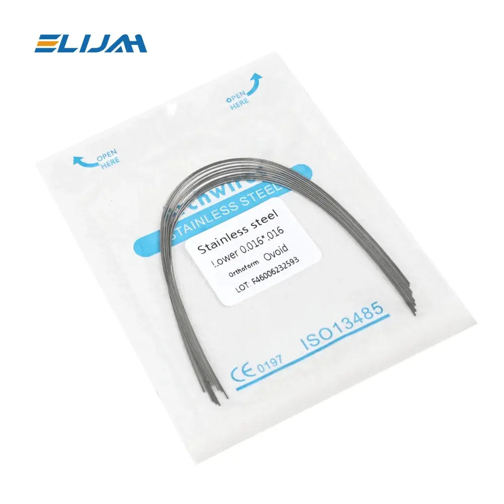 Dental Orthodontic Archwires | Stainless Steel | Round And Rectangular | 10 Piece Set
