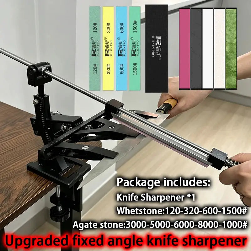 Knife Sharpener | Fixed-Angle | Precise Adjustment | One Size