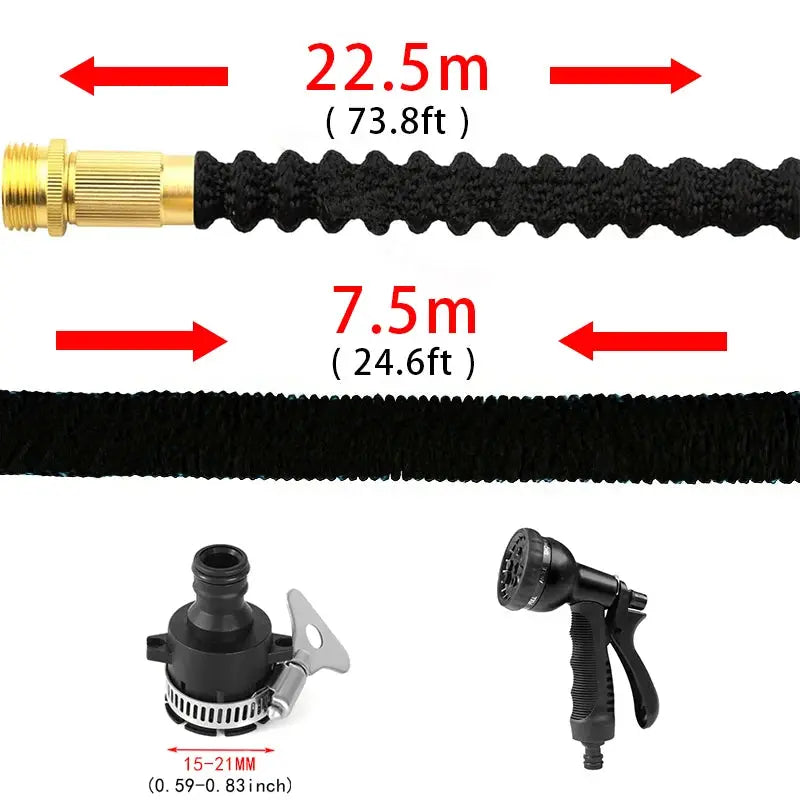 3 Times Expandable Garden Water Hose Watering Hose High Pressure Flexible Car Wash Watering Garden Irrigation Magic Hose Pipe from PriceLows™