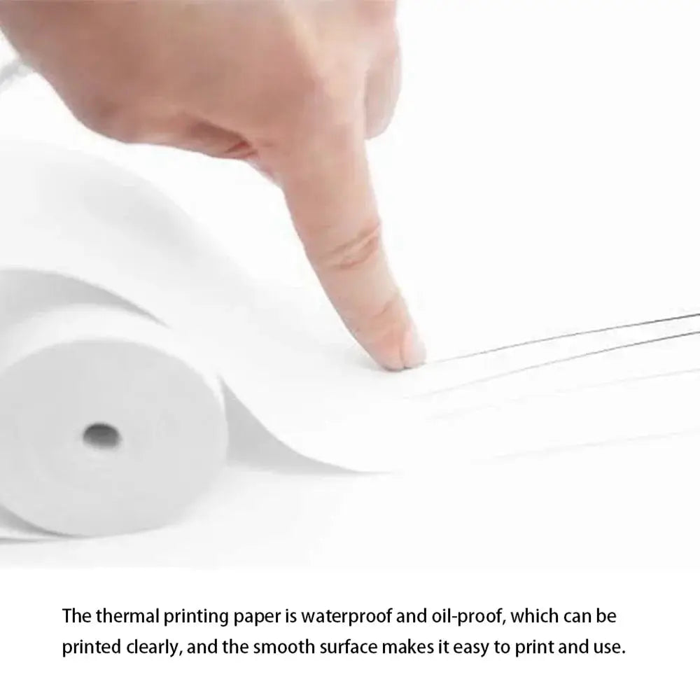 Thermal Paper | 57x25mm | 10 Rolls White Paper for Kids Camera