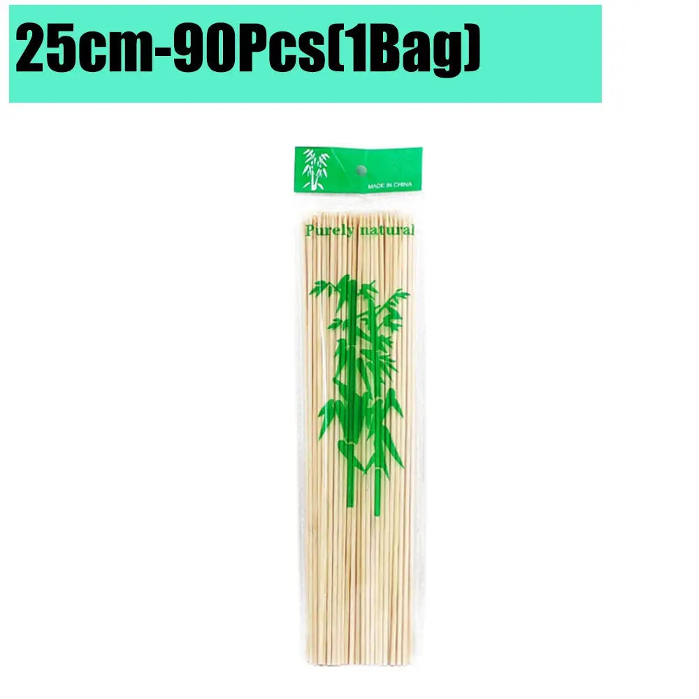 Bamboo Skewers | Natural Color | 15/20/25/30cm | 80-90 Pcs Pack