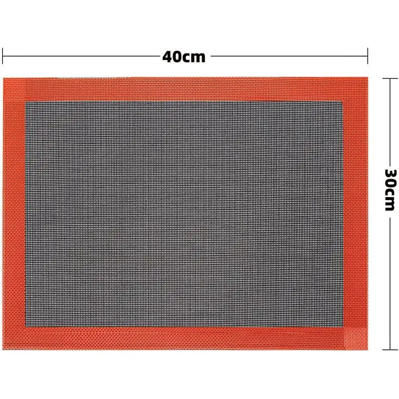 Silicone Baking Mat | Perforated Nonstick Surface | Eclair Macaron Pastry Mold