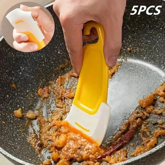 Cleaning Spatula Kitchen Scraper Soft Blade Scraper Brush Dirty Pan Pot Dishes Cleaner Tools Cooking Baking Tool Kitchen Gadget from PriceLows™