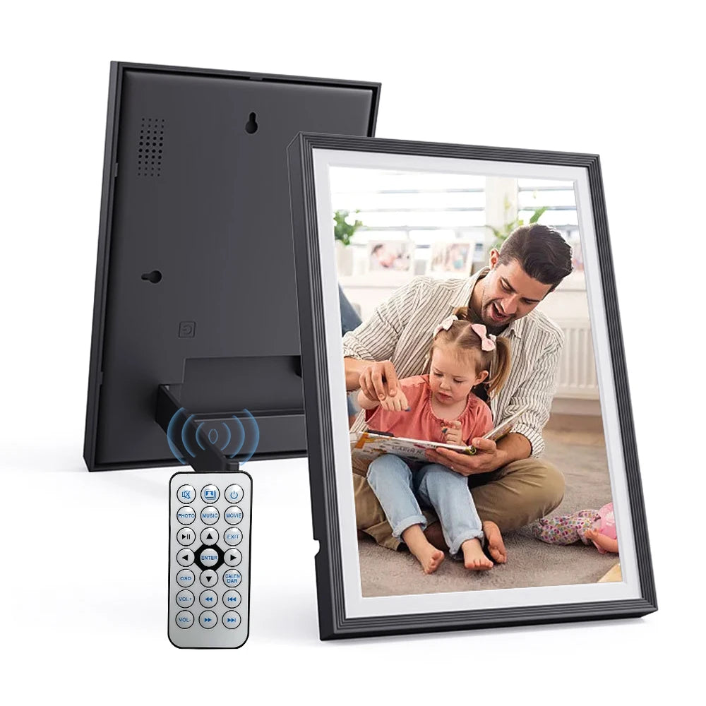 Digital Photo Frame | 10.1in IPS | 1280x800 | Clock Calendar