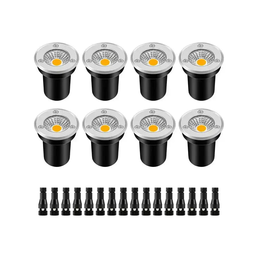 Low Voltage Landscape Lights LED Well Lights 3W 12V24V in Ground Light IP67 Waterproof Outdoor Low Voltage Landscape Lighting fo from PriceLows™