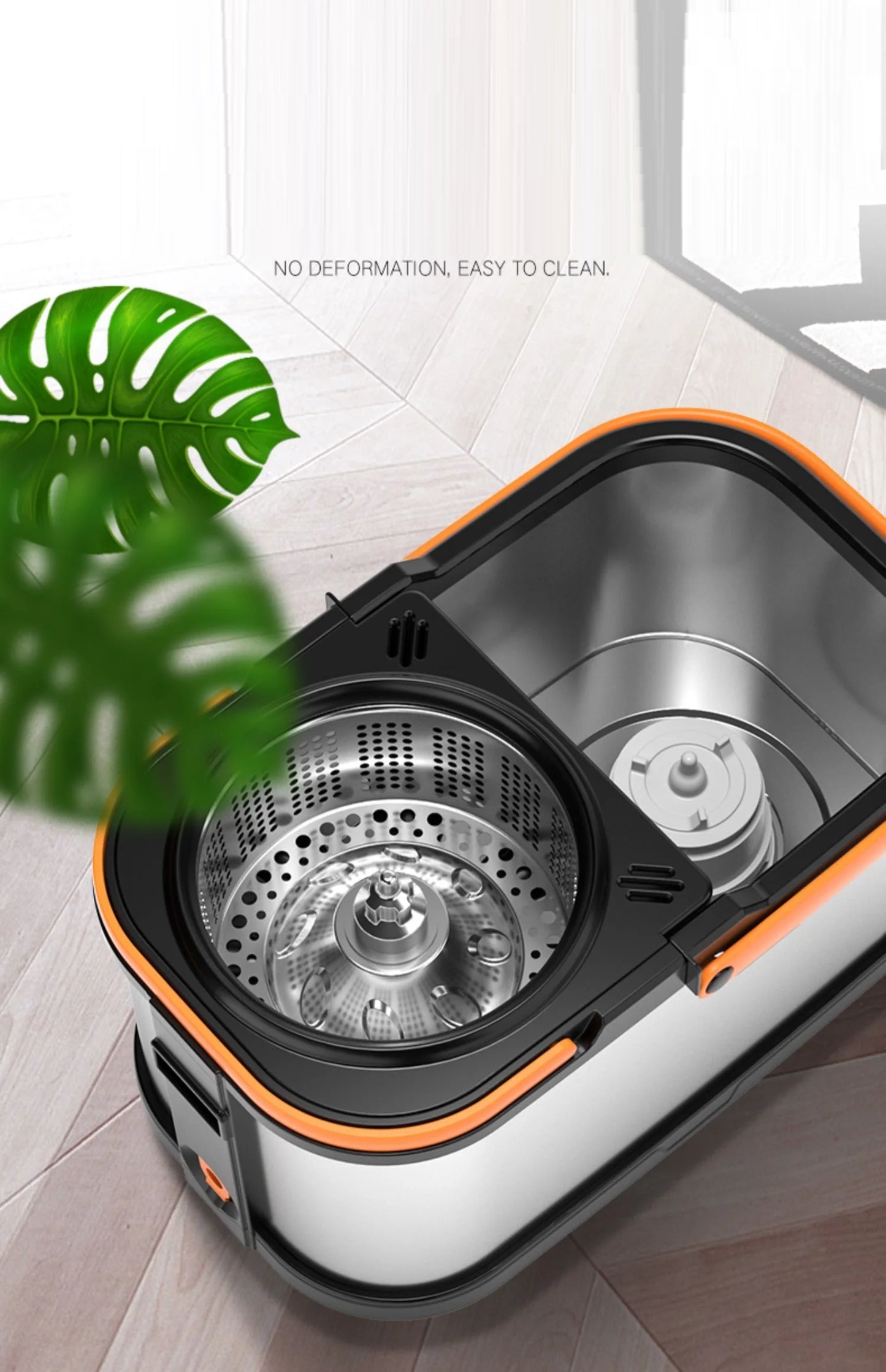 Mop Rotation No Hand Washing Dry And Wet Dual-Use Automatic Drying Household Floor Mop Bucket Dehydration Pier Duster Cloth from PriceLows™