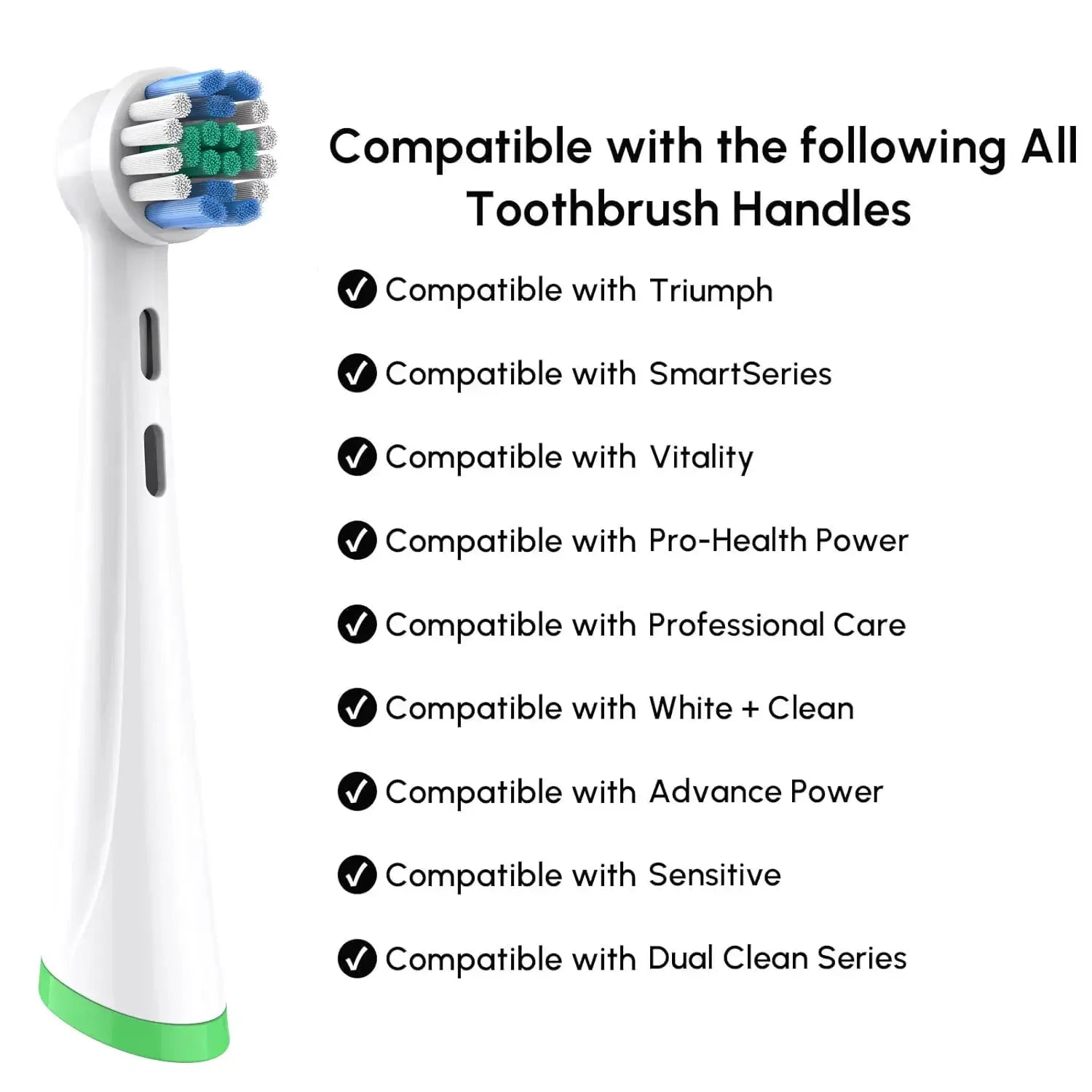 2/4/8 Pack Toothbrushes Head, Compatible with Oral B iO 2/3/4/5/6/7/8/9/10 Series Electric Toothbrush Replacement Brush Heads from PriceLows™