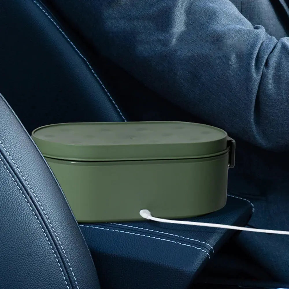 Portable Wireless USB Rechargeable Electric Lunch Box Food Warmer Travel Food Warmer School Outdoor Lunch Box Detachable from PriceLows™