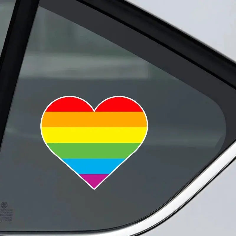 Pride Car Stickers Vinyl Decals Waterproof Scratch Resistant for Vehicles & Motorcycles - LGBTQ+ Friendly Vehicle Graphics from PriceLows™