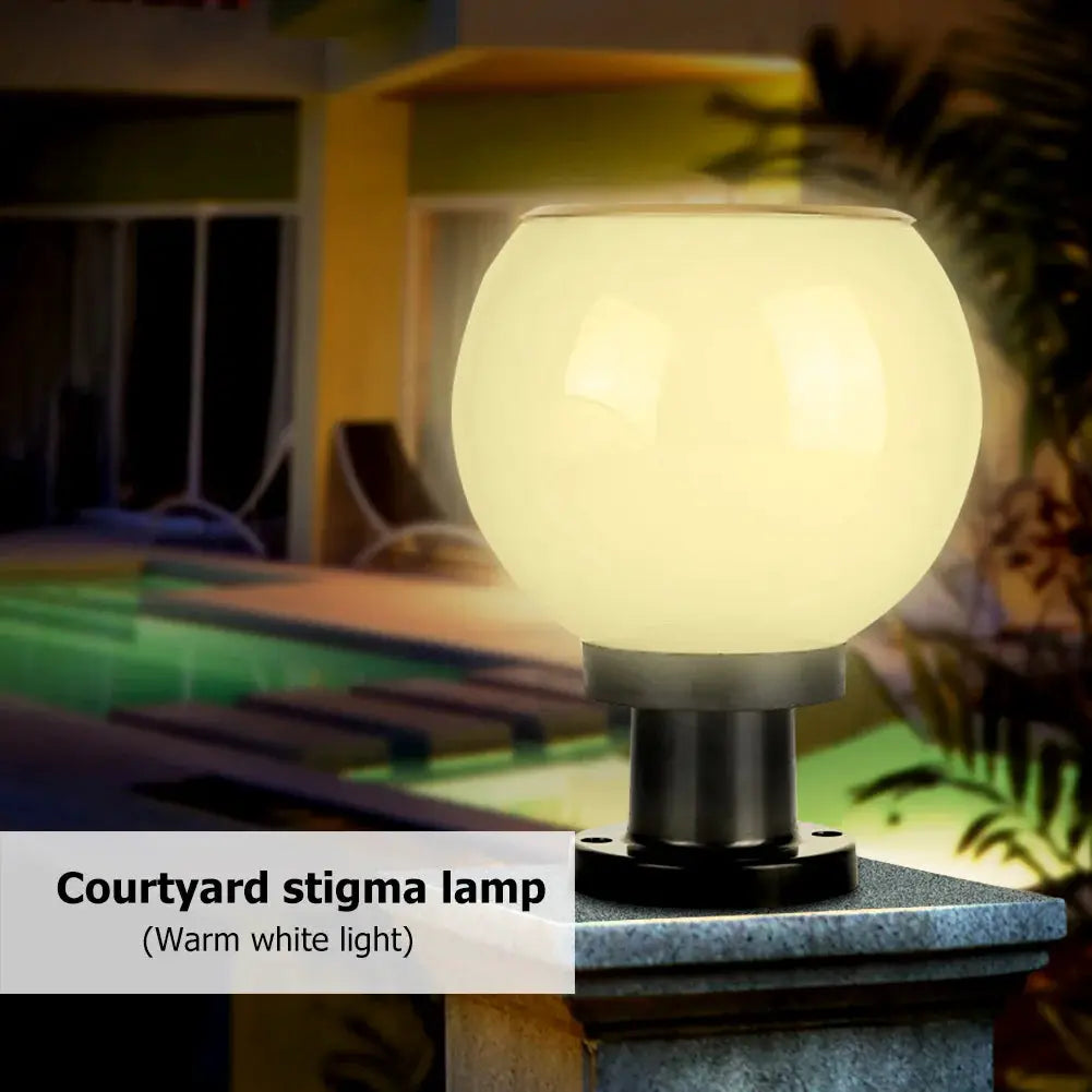 Waterproof Solar LED Bollard Light Outdoor Garden Yard Lawn Pillar Lamp from PriceLows™