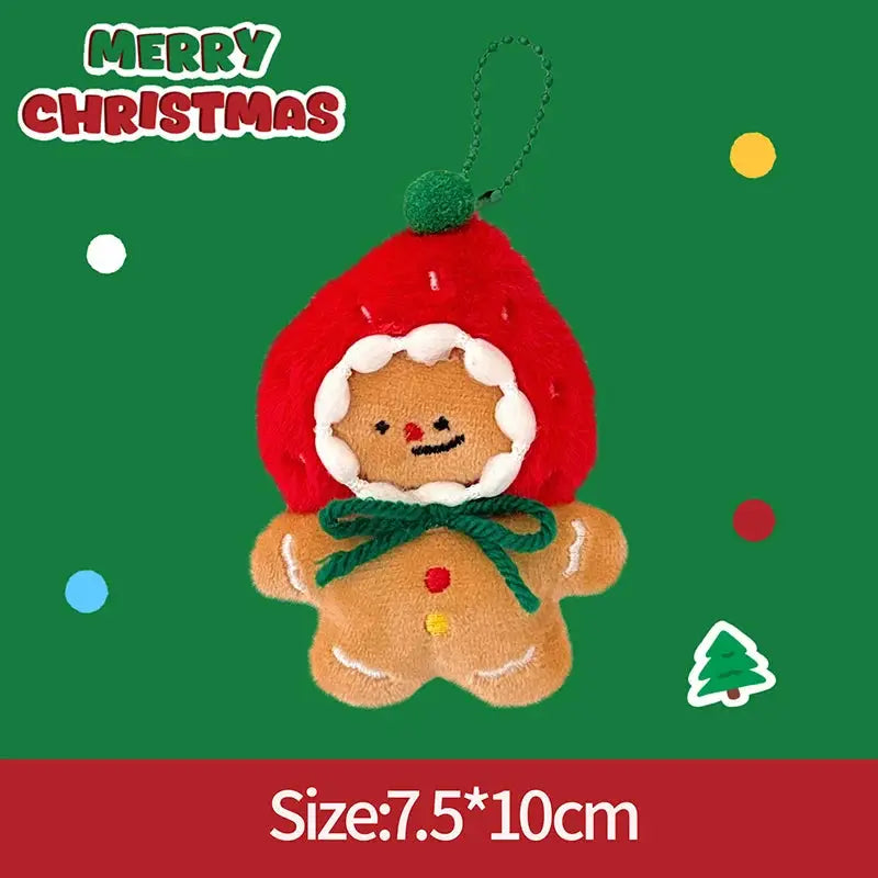 Hanging Plush Ornament | Santa Claus Snowman | Soft Touch Christmas Decoration