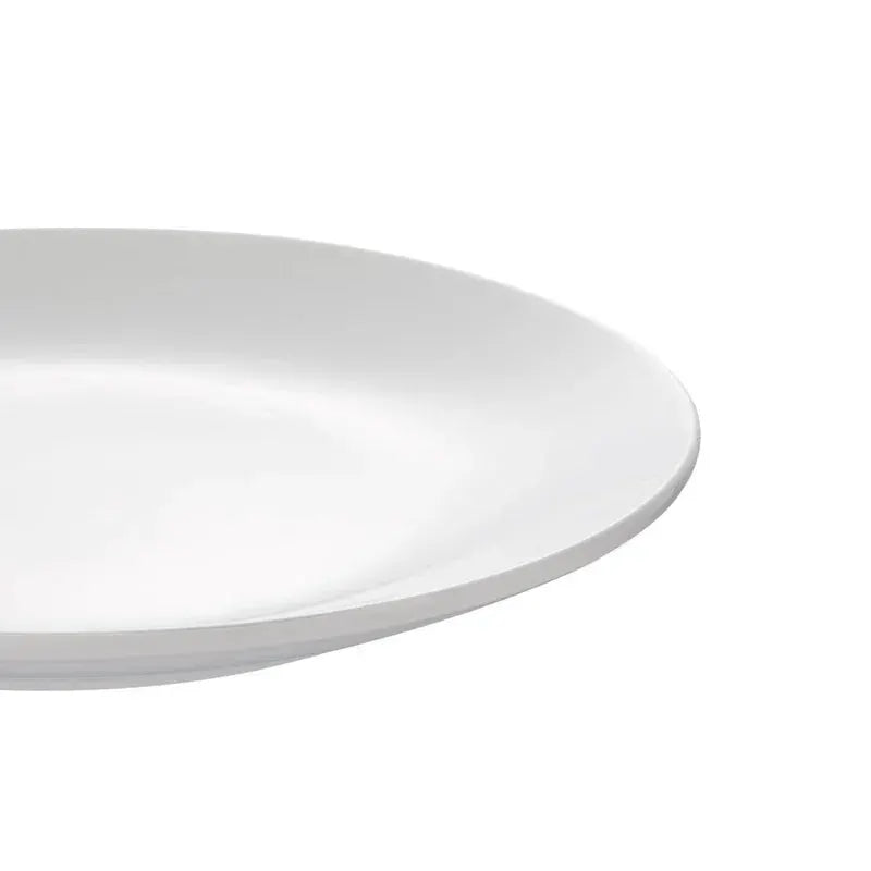 12-Piece White Stoneware Dinnerware Set 4 Dishwasher Microwave Safe Elegant Tableware Bowls Plates Ideal Formal Casual Use from PriceLows™