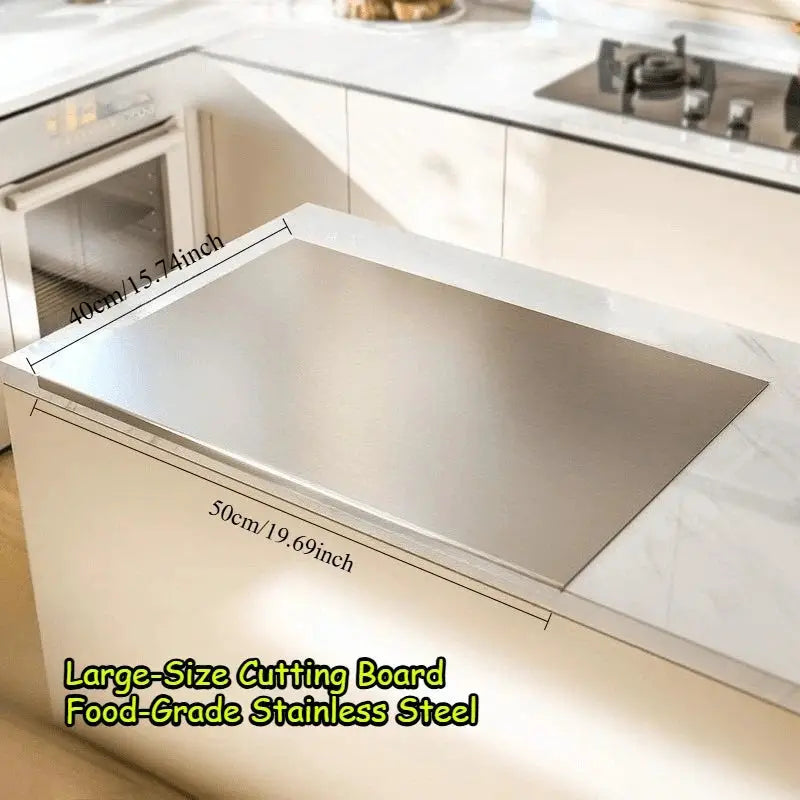 Folding Stainless Steel Cutting Board | Heavy Duty | Rust Free | Kitchen BBQ