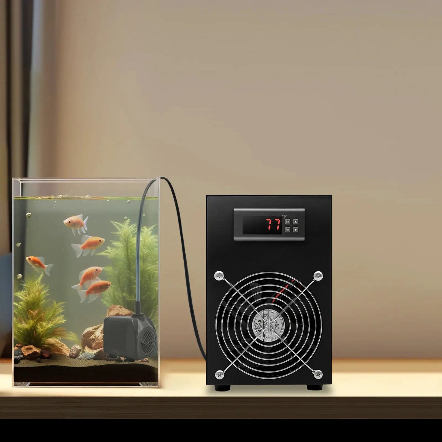 Aquarium Chiller | 200 Watt | Digital Display | 15 Gallon Tank