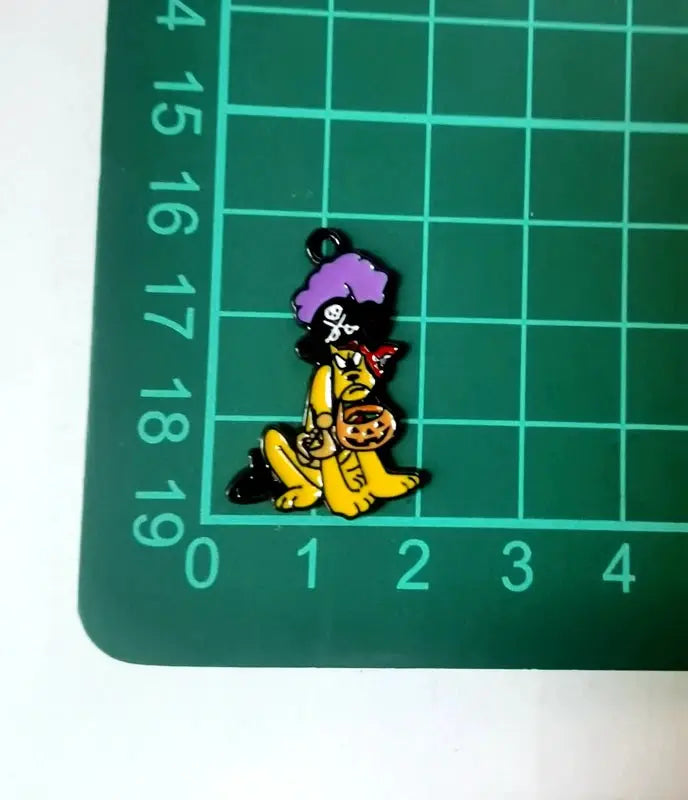 Halloween Pendant Charms | Metal Design | Cartoon Pattern | 10 Piece Set