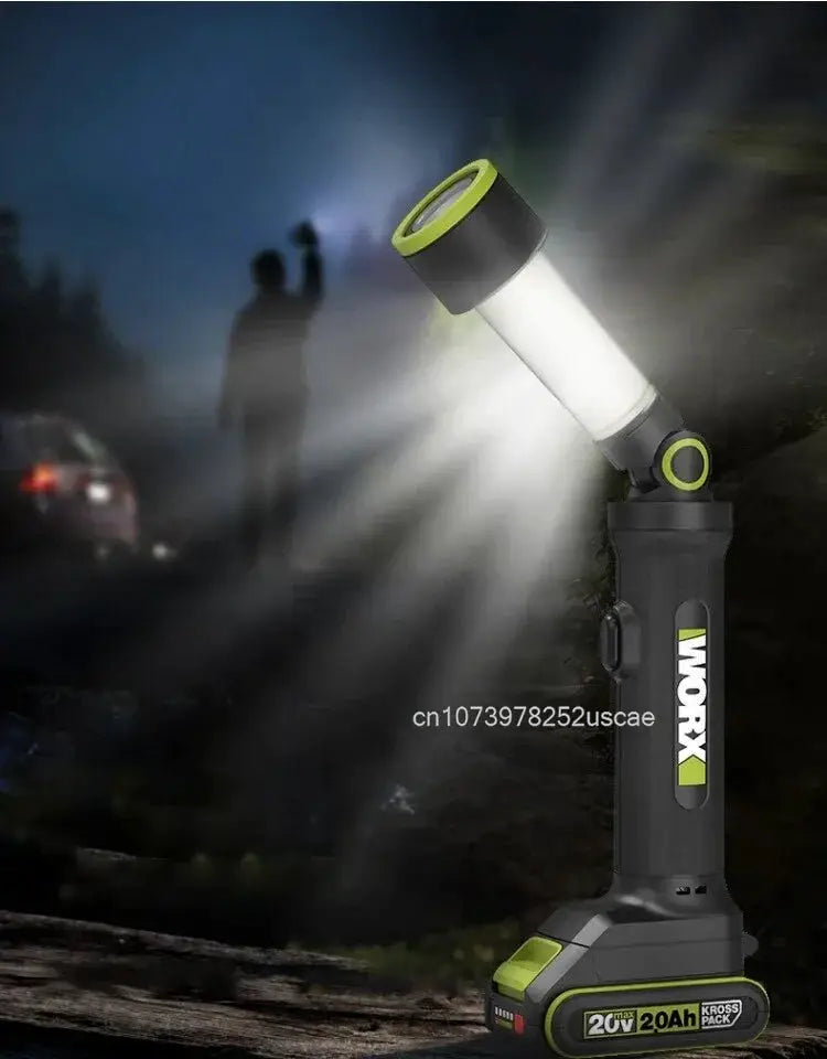 WORX WU010 WU027 WU028 WU206 20V Lithium Battery Multi-function Flashlight Outdoor Portable LED Light [Non Battery and Charger] from PriceLows™