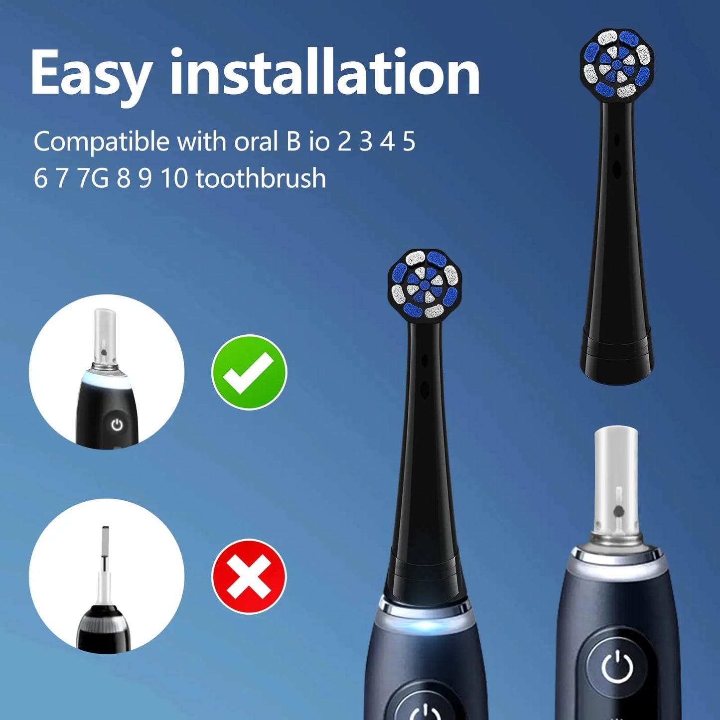 2026 new toothbrush replacement brush head, compatible with iO2/3/4/5/6/7/8/9/10 full series from PriceLows™
