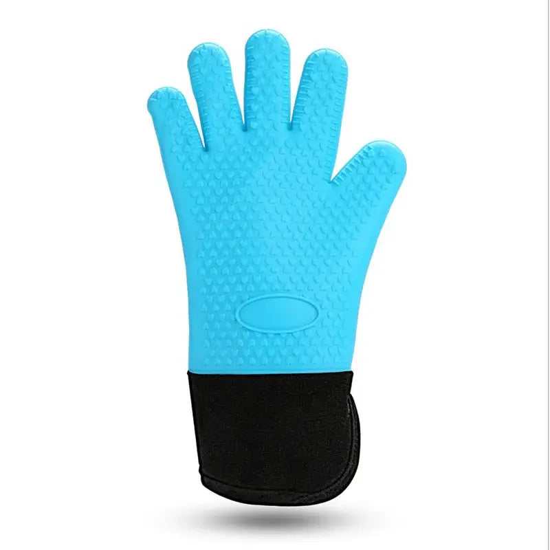 Silicone Heat Resistant Gloves | Non-Slip Grip | Oven Grill Mitts | 1-2 Pcs