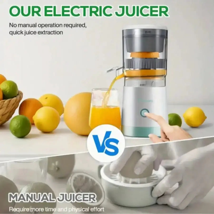 Portable USB Electric Juicer, One-Touch Start - Orange Juicer/Lemon Juicer - Compact Portable Orange, Lemon, And Fruit Blending Cup, Perfect For Vegetable Juices, Fruit Juices, And Smoothies. Travel-Friendly Design Ideal For from PriceLows™
