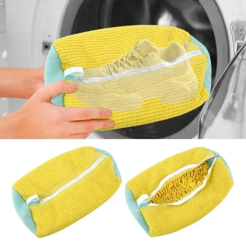 1/2/4PCS Washing Shoes Bag Cotton Laundry Fluffy Fibers Easily Remove Dirt Washing Bags Anti-Deformation Shoes Clothes Organizer from PriceLows™