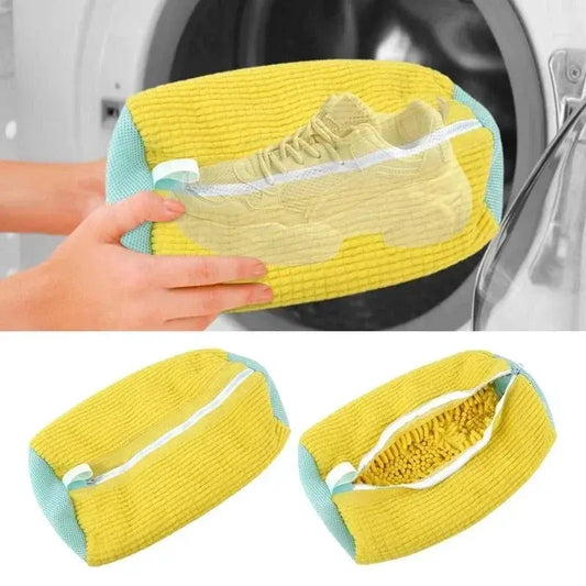 1/2/4PCS Washing Shoes Bag Cotton Laundry Fluffy Fibers Easily Remove Dirt Washing Bags Anti-Deformation Shoes Clothes Organizer from PriceLows™