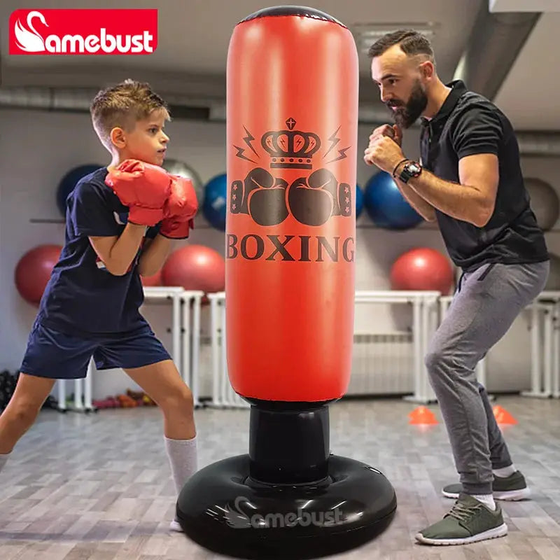 Inflatable Punching Bag | Bounce Back Design | Family Boxing Training