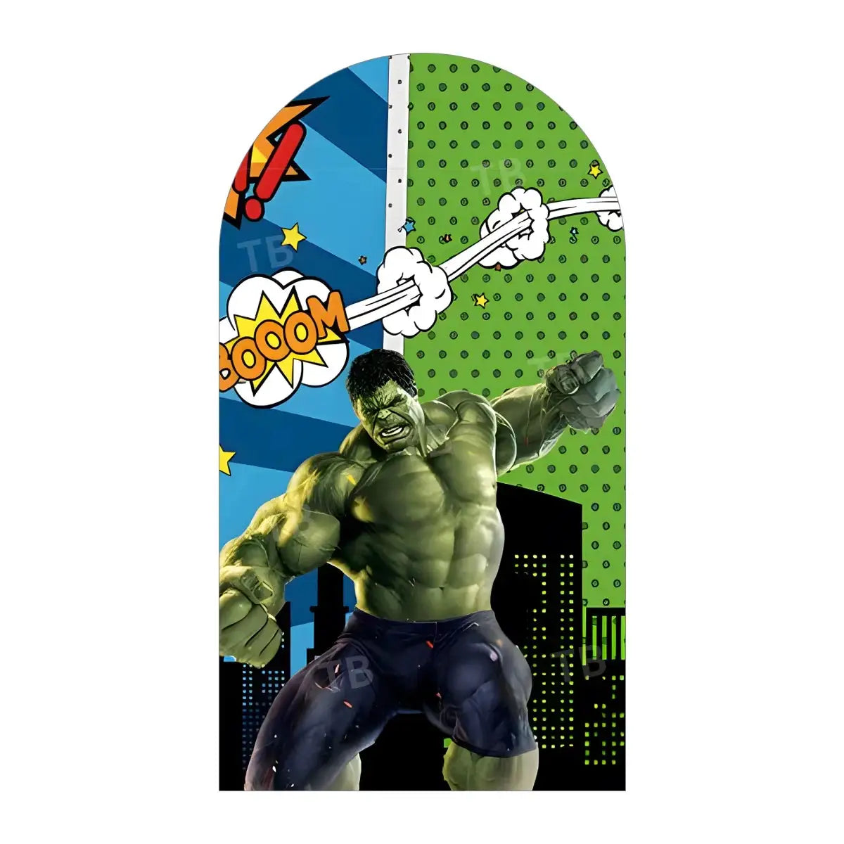Party Backdrop | Marvel Avengers Theme | Arch Backdrop Cover | Custom Name