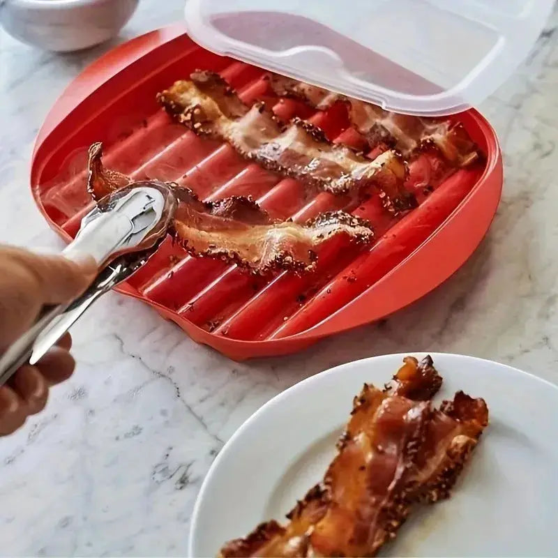 Microwave Bacon Tray | Vented Cover | Eco Friendly