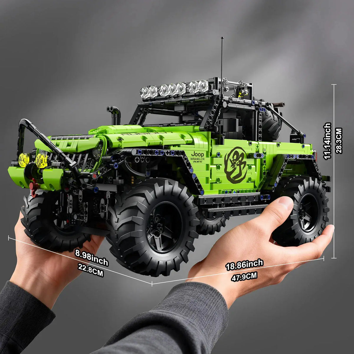 Building Block Kit | 1:8 Scale Off Road Pickup | Technical Build | 3 Colors
