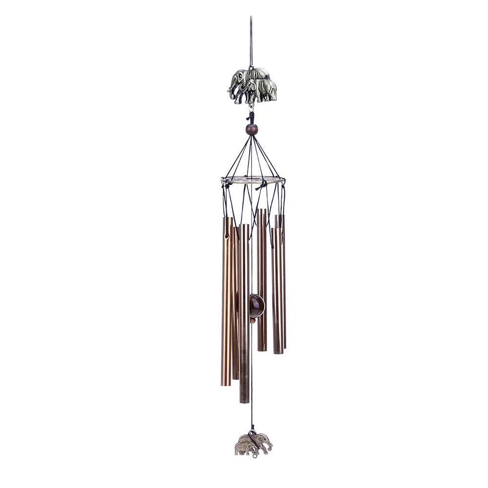 Outdoor Living Wind Chimes Yard Garden Tubes Bells Copper Antique Windchime Wall Hanging Home Decor Decoration Wind Chimes from PriceLows™