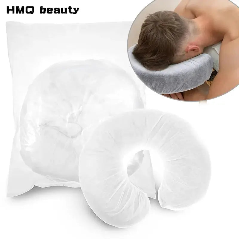 Non Woven U Shaped Headrest Pillowcase | Disposables for Beauty Spa