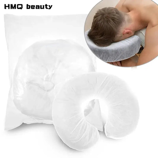 Non Woven U Shaped Headrest Pillowcase | Disposables for Beauty Spa