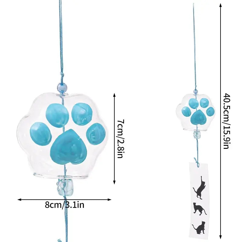 Japanese Sakura Glass Wind Chime Cherry Blossom Wind Bell Korean Kawaii Room Decor Hanging Decor Wind Chimes Outdoor 후우링 from PriceLows™