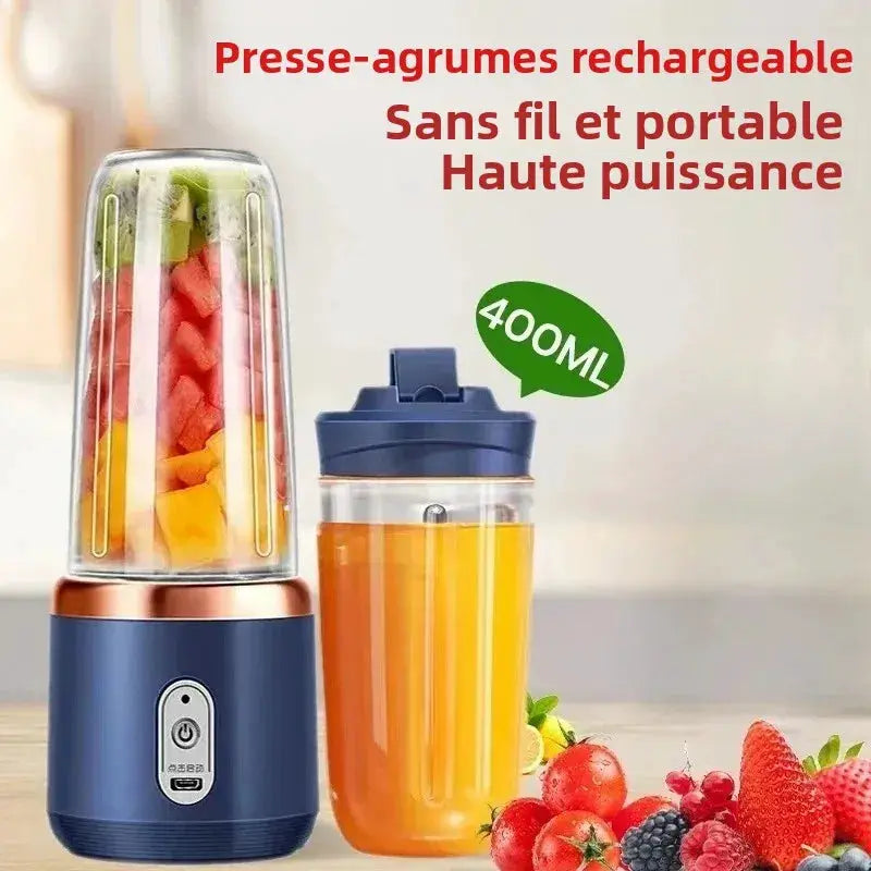 6 Color 400ml Portable USB Blender Electric Travel Juicer Cup For Smoothie Milkshake Kitchen Mini Mixer Tool from PriceLows™