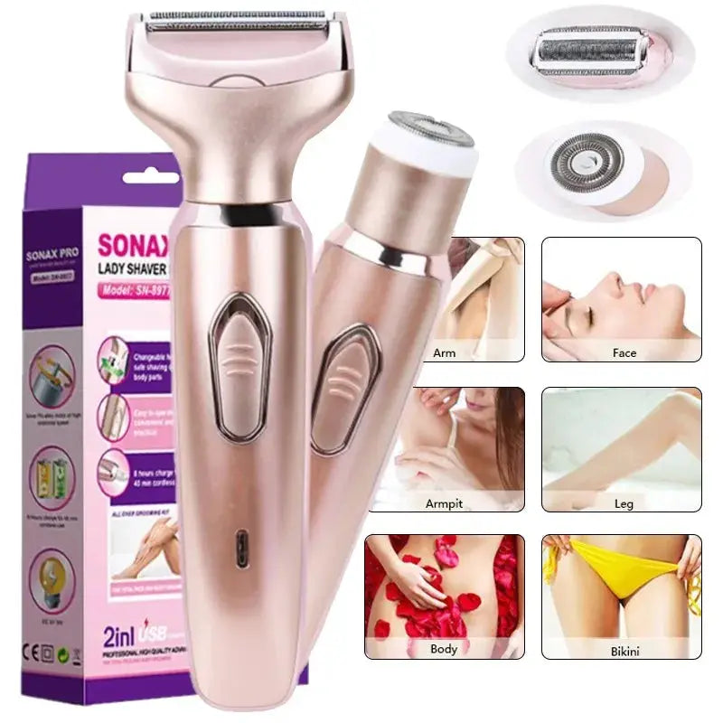 Women Hair Trimmer | Waterproof | 90 Min Battery | Wet Dry Use