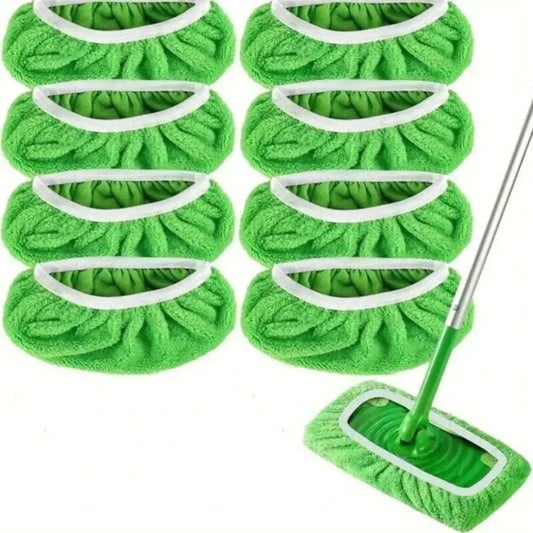 Eco-Friendly Mop Cover Set – 6-Pack Washable Flat Mop Pads for Dusting, Wet Mopping & Pet Hair Pickup, Reusable Alternative to from PriceLows™