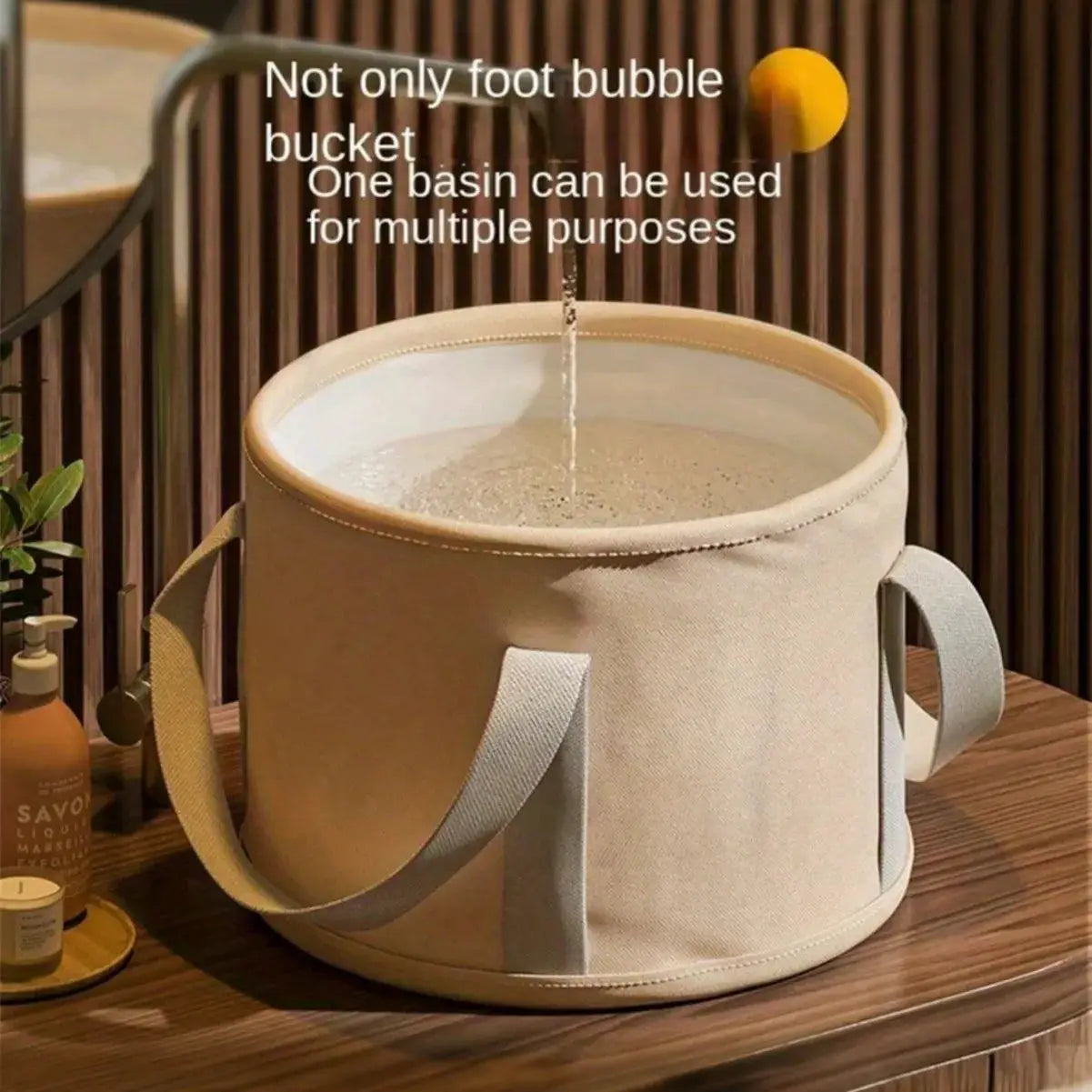 Foldable Foot Bath Tub | Heat Preservation | Deep Basin