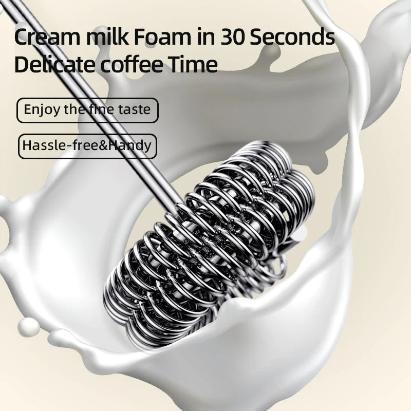 Electric Milk Frother | 2 In 1 | TypeC Charging | 3 Speeds