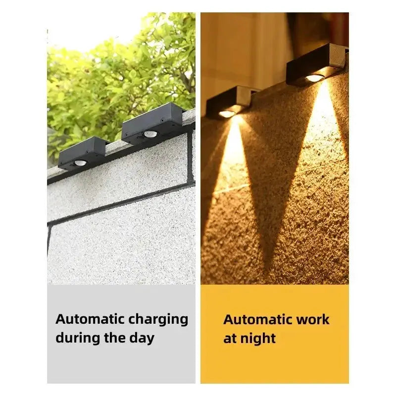 LED Solar Light Outdoor Super Bright Waterproof Garden Light Pathway Yard Steps Fence Lamps Balcony Stairs Wall Washing Lights from PriceLows™