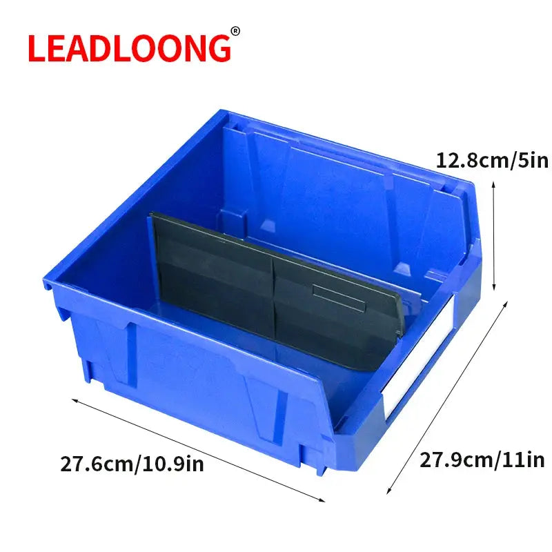 LEADLOONG V4 Tool Storage Bin 6pcs 11x11x5 Inch/27.6*27.9*12.8cm Combinable Multi Tools Organizer Box Garage And Home Supplies from PriceLows™