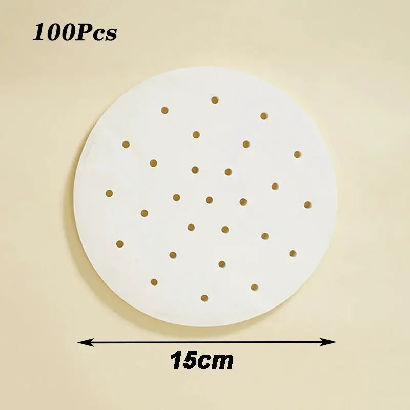 Bamboo Steamer Papers | Disposable | Non-Stick Liners | 50/100 Pcs