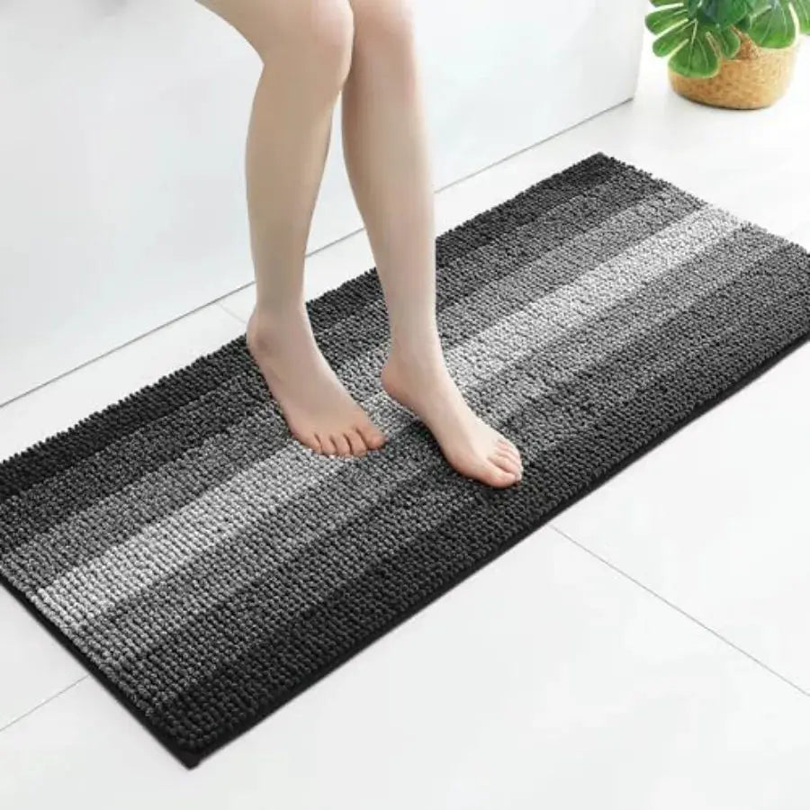 Bathroom Rug Set 2 Pcs Chenille Non Slip Bath Mat Set Absorbent Shower Rug and Bath Room Floor Mats Quick Dry Bathmat Bathroom from PriceLows™