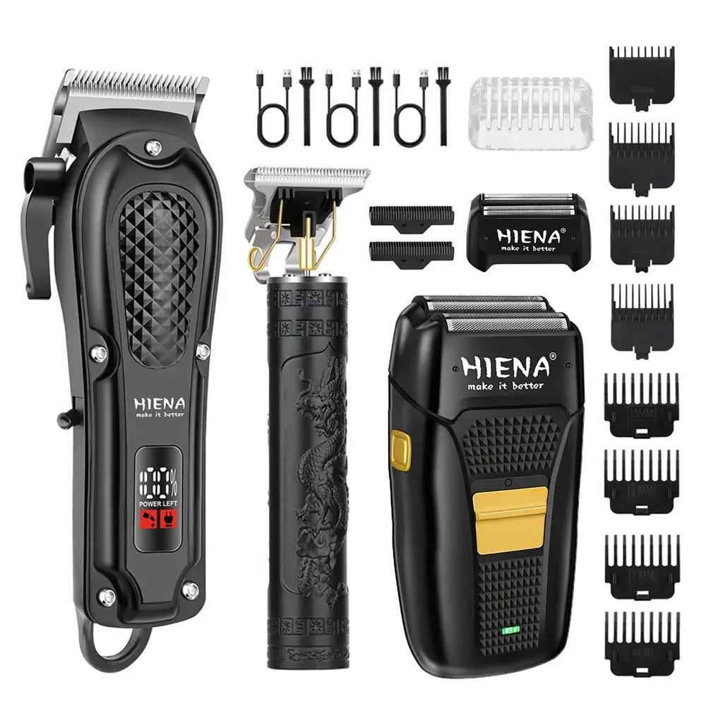 Grooming Kit | USB Rechargeable Trimmer | 15-30 Minute Battery Life | 3-Piece
