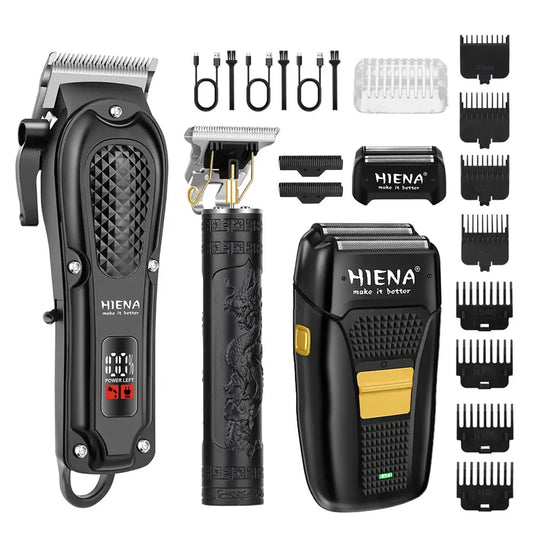Grooming Kit | USB Rechargeable Trimmer | 15-30 Minute Battery Life | 3-Piece