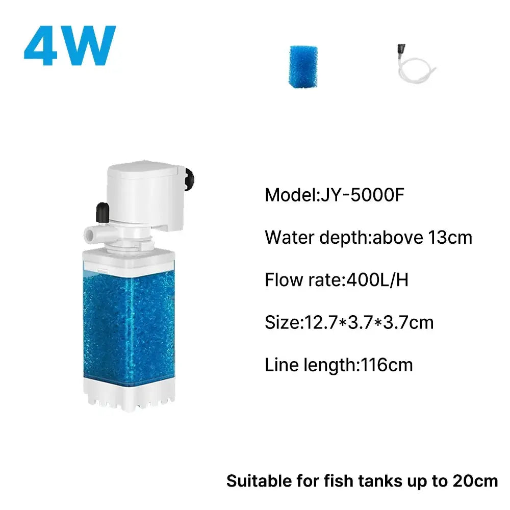 Silent 220V Aquarium Air Pump, Submersible Oxygen Aerator Filter Pump, Fish Tank Internal Wave Maker Water Pump from PriceLows™