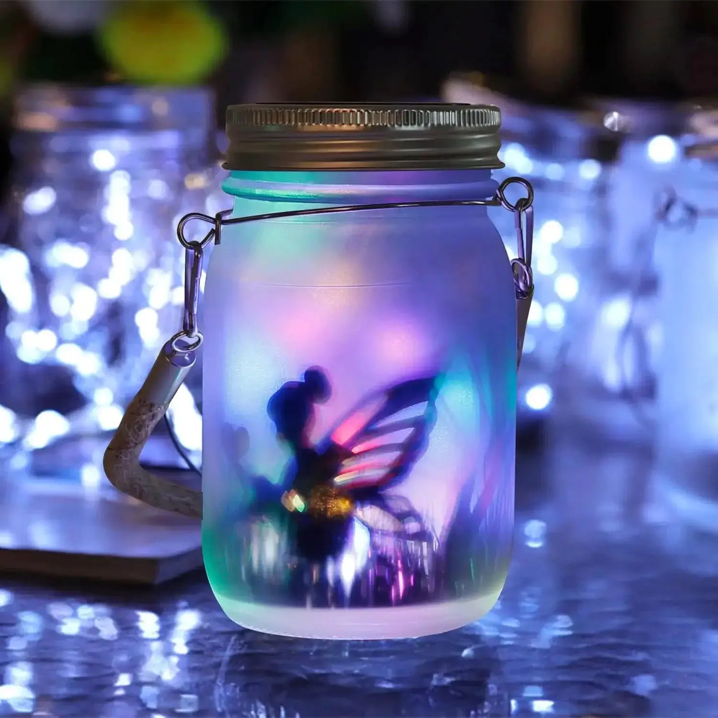 Solar Mason Jar Light Solar Lantern Fairy Lights Waterproof IP65 Hanging Standing Solar Lamp Garden Ornament for Patio Lawn from PriceLows™