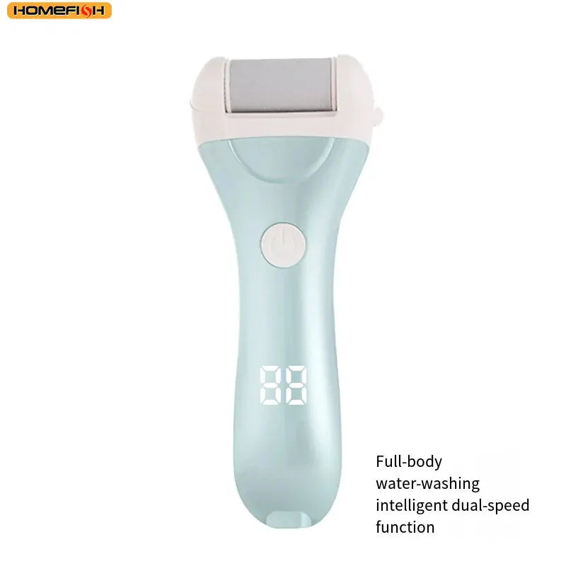 HOMEFISH Electric Pedicure Foot USB Rechargeable Power Display Grinding Exfoliator Replacement Heads For Heel Callus Remover from PriceLows™