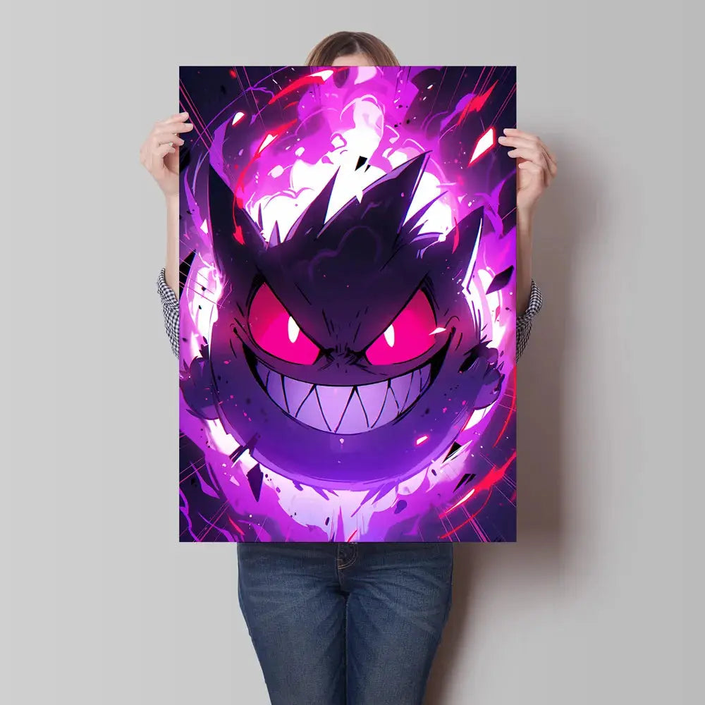 Cartoon Anime Pokemon Gengar Character Poster Print Kids Room Bedroom Decoration Painting Children's Holiday Gifts Classic from PriceLows™