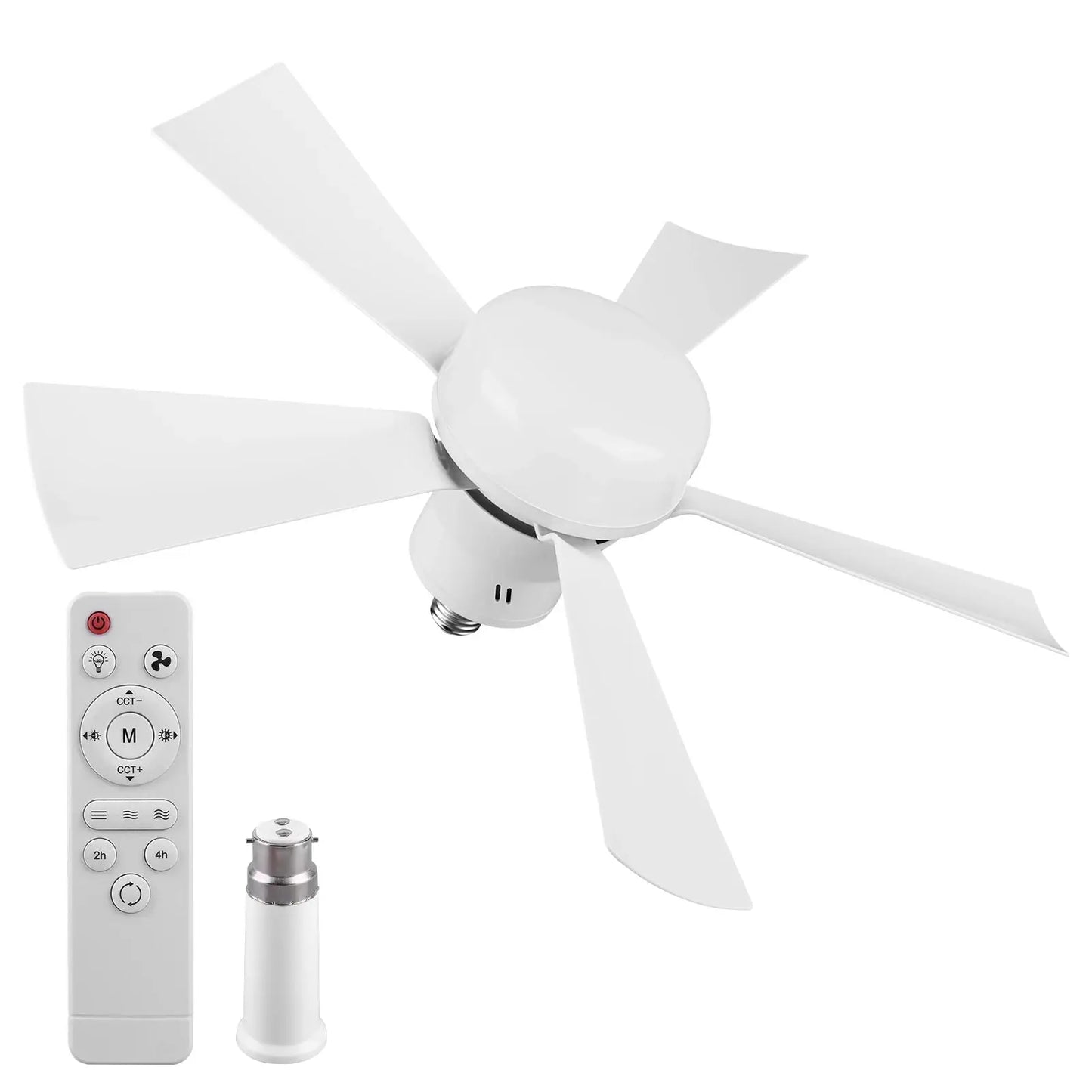 Ceiling Fan With Light | Remote Control | Dimmable LED Light | Living Room