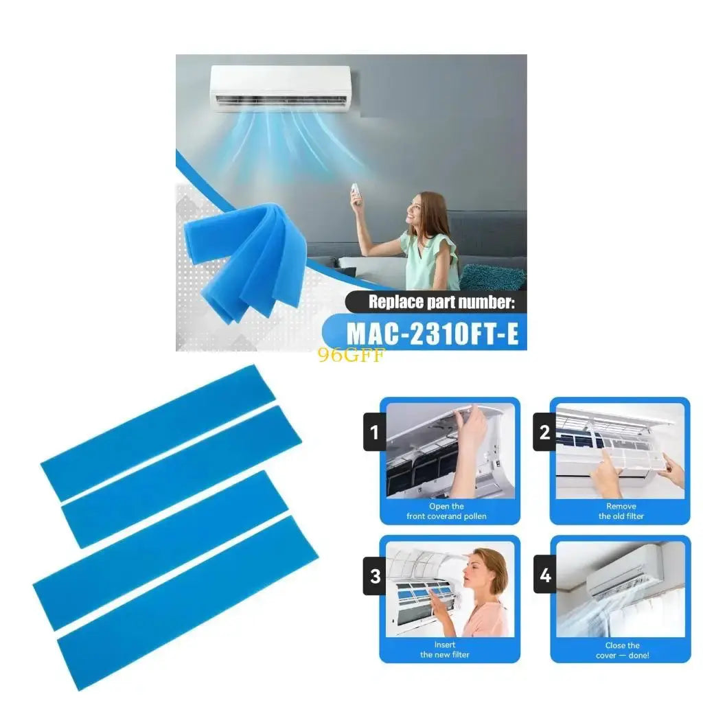 96GF 4Pcs HVAC Filter Replacement 2310FT-E Electric Split Air Conditioner Filters from PriceLows™